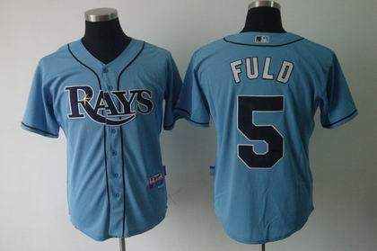 Tampa Bay Rays 5 FULD blue jersey
