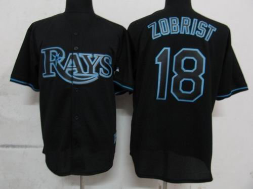 Tampa Bay Rays #18 Ben Zobrist Jersey