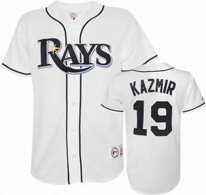 Tampa Bay Rays 19 Kazmir White Baseba