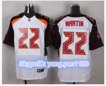 Nike Tampa Bay Buccaneers #22 Doug Martin White Men's Stitched NFL New Elite Jersey