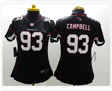 Women's NEW Cardinals #93 Calais Campbell Black Alternate Stitched NFL Limited Jersey Women's NEW Cardinals #93 Calais Campbell Black Alternate Stitched NFL Limited Jersey