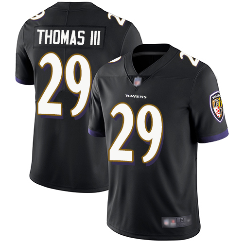 Ravens #29 Earl Thomas III Black Alternate Youth Stitched Football Vapor Untouchable Limited Jersey Ravens #29 Earl Thomas III Black Alternate Youth Stitched Football Vapor Untouchable Limited Jersey