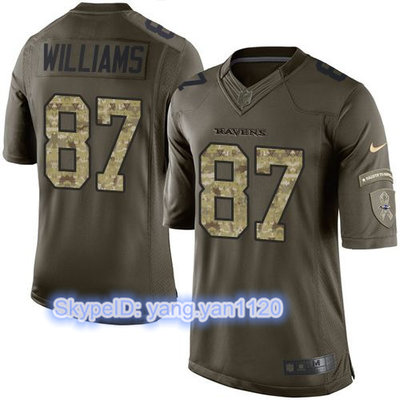 Nike Ravens #87 Maxx Williams Green Youth Stitched NFL Limited Salute to Service Jersey