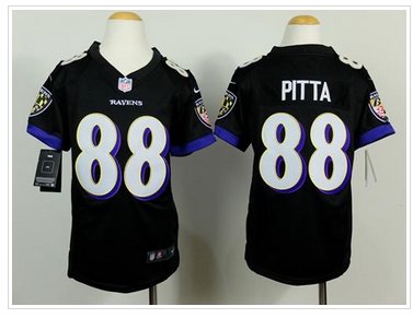 Youth NEW Ravens #88 Dennis Pitta Black Alternate NFL New Elite Jersey
