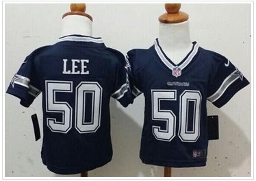 Toddler NEW Cowboys #50 Sean Lee Navy Blue Team Color Stitched NFL Elite Jersey