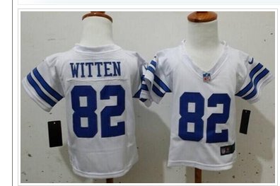 Toddler NEW Cowboys #82 Jason Witten White Stitched NFL Elite Jersey