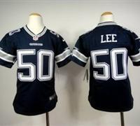 Youth Nike Dallas Cowboys 50# Sean Lee Blue Jerseys