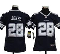 Youth Nike Dallas Cowboys 28 Felix Jones Blue Jerseys