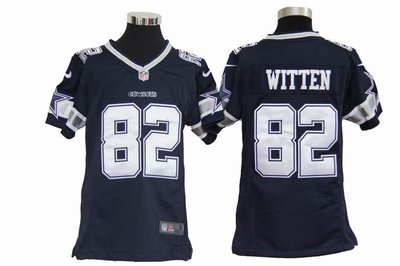 Youth Nike Dallas Cowboys 82 Jason Witten Blue Jerseys