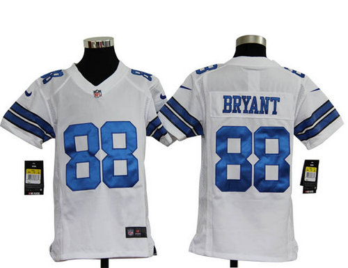 Youth Nike Dallas Cowboys 88 Dez Bryant White Jerseys
