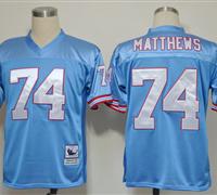 Tennessee Titans 74 Matthews blue cool base Jerseys