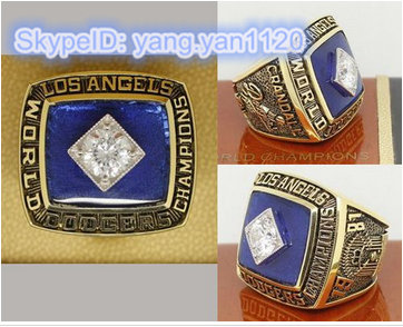1981 Baseball Championship Rings Los Angeles Dodgers World Series Ring