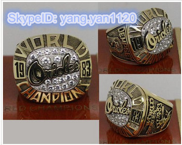 1983 Baseball Championship Rings Baltimore Orioles World Series Ring