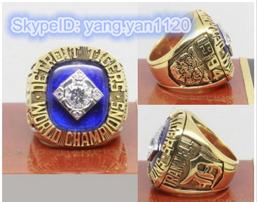 1984 Baseball Championship Rings Detroit Tigers World Series Ring