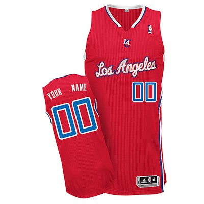 Clippers Personalized Authentic Red Jersey (S-5XL)
