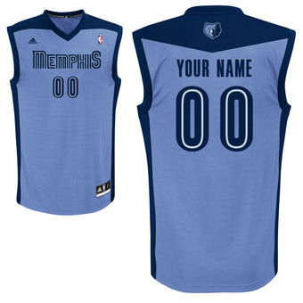 adidas Memphis Grizzlies Custom Replica Alternate Jersey
