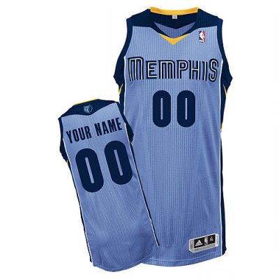 Customized Memphis Grizzlies Jersey Revolution 30 Custom Light Blue Basketball Jersey