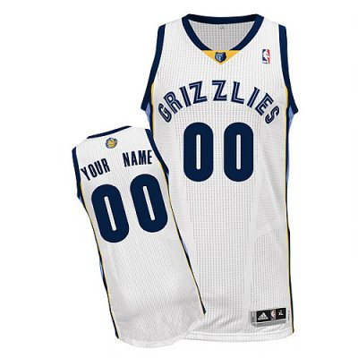 Customized Memphis Grizzlies Jersey Revolution 30 Custom White Home Basketball Jersey