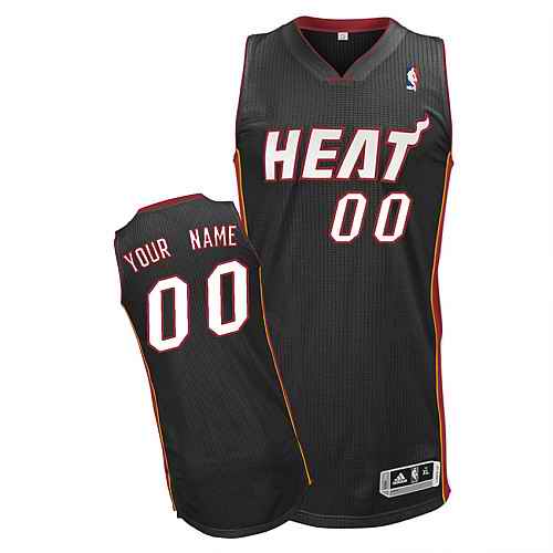 Miami Heat Custom Black Road Jersey