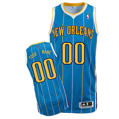 Hornets Personalized Authentic Baby Blue Jersey (S-5XL)