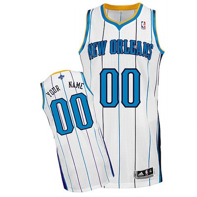 Hornets Personalized Authentic White Jersey (S-5XL)