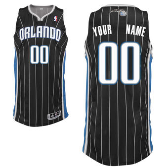 Men's Orlando Magic Black Custom Authentic Jersey