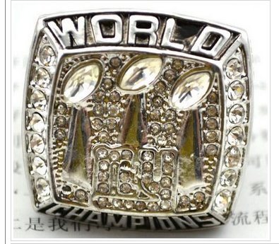 NFL New York Giants World Champions Silver Ring_2