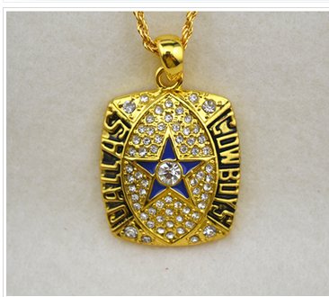 NFL Dallas Cowboys World Champions Sliver Pendant