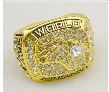 NFL Denver Broncos World Champions Gold Ring_2
