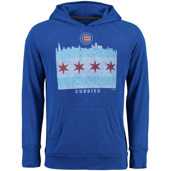 Chicago Cubs Royal Men's Pullover Hoodie12 Chicago Cubs Royal Men's Pullover Hoodie12