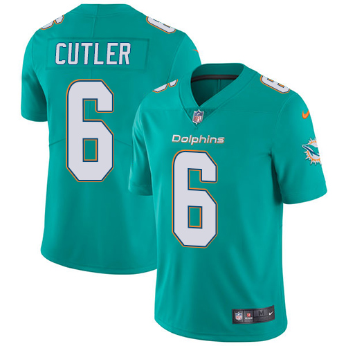 Nike Dolphins #6 Jay Cutler Aqua Green Team Color Youth Stitched NFL Vapor Untouchable Limited Jersey Nike Dolphins #6 Jay Cutler Aqua Green Team Color Youth Stitched NFL Vapor Untouchable Limited Jersey