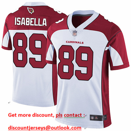 Cardinals #89 Andy Isabella White Men's Stitched Football Vapor Untouchable Limited Jersey