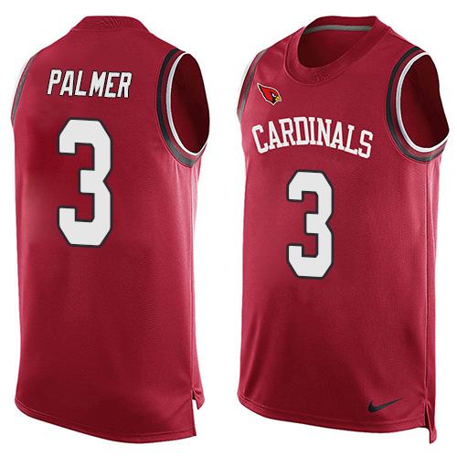 Nike Cardinals #3 Carson Palmer Red Team Color Men's Stitched NFL Limited Tank Top Jersey Nike Cardinals #3 Carson Palmer Red Team Color Men's Stitched NFL Limited Tank Top Jersey