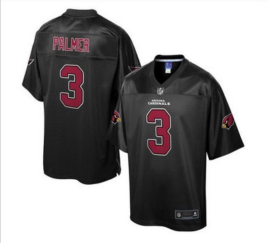 Nike Arizona Cardinals #3 Carson Palmer Black Men's NFL Pro Line Black Reverse Fashion Game Jersey