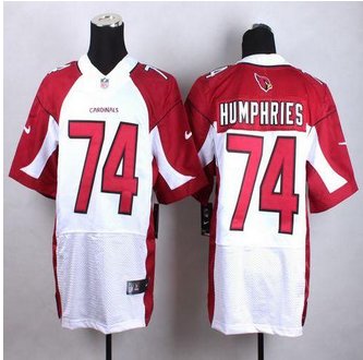 New Arizona Cardinals #74 D.J. Humphries White Men's Stitched NFL Elite Jersey