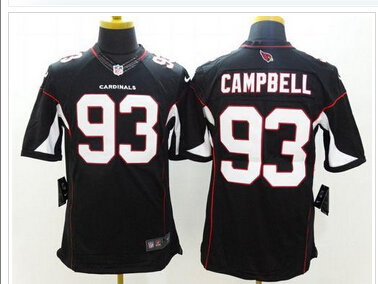 New Arizona Cardinals #93 Calais Campbell Black Alternate NFL Limited Jersey
