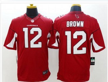 New Arizona Cardinals #12 John Brown Red Team Color NFL Limited Jersey