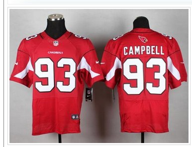 New Arizona Cardinals #93 Calais Campbell Red Team Color NFL Elite Jersey