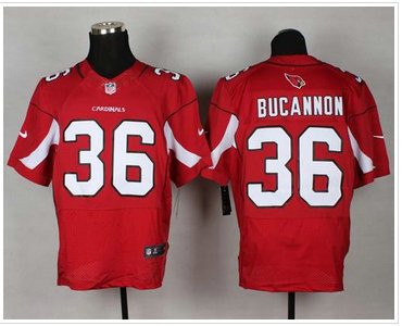 NEW Arizona Cardinals #36 Deone Bucannon Red Team Color NFL Elite Jersey