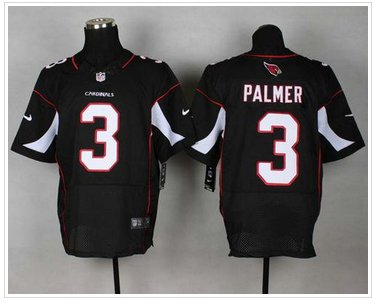 NEW Arizona Cardinals #3 Carson Palmer Black Alternate NFL Elite Jersey