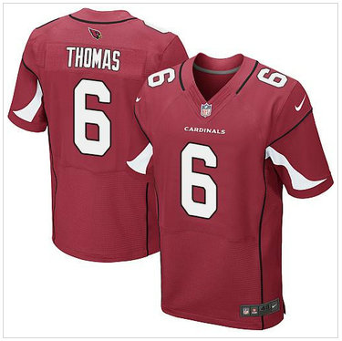 NEW Cardinals #6 Logan Thomas Red Team Color Men's Stitched NFL Elite Jersey