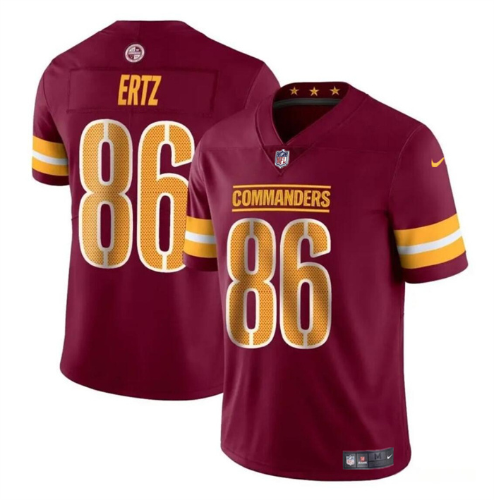 Men's Washington Commanders #86 Zach Ertz Burgundy Vapor Limited Stitched Football Jersey Men's Washington Commanders #86 Zach Ertz Burgundy Vapor Limited Stitched Football Jersey