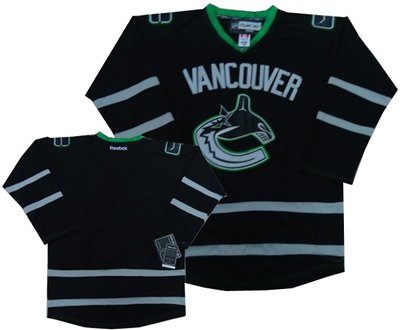 Vancouver Canucks blank Black Ice Jersey