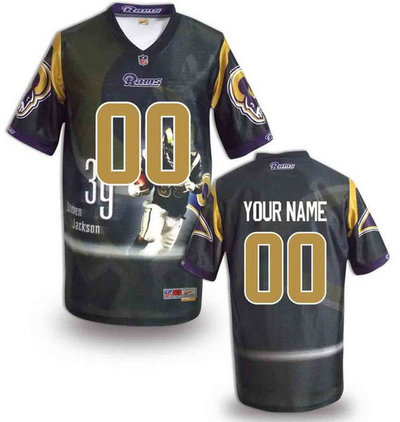 Nike Los Angeles Rams Customized Jersey (14) Nike Los Angeles Rams Customized Jersey (14)