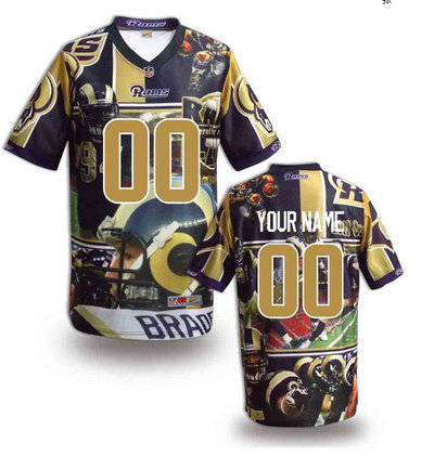 Nike Los Angeles Rams Customized Jersey (8) Nike Los Angeles Rams Customized Jersey (8)