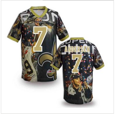 New Orleans Saints #7 Morten Andersen Stitched NFL Elite Fanatical Version Jersey (3)