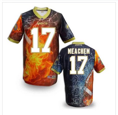 New Orleans Saints #17 robert meachem Stitched NFL Elite Fanatical Version Jersey (6)