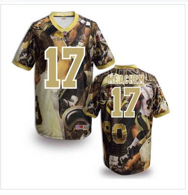 New Orleans Saints #17 robert meachem Stitched NFL Elite Fanatical Version Jersey (5)