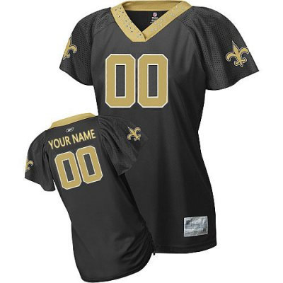Customized New Orleans Saints Jersey Women Field Flirt Fashion Football Jersey