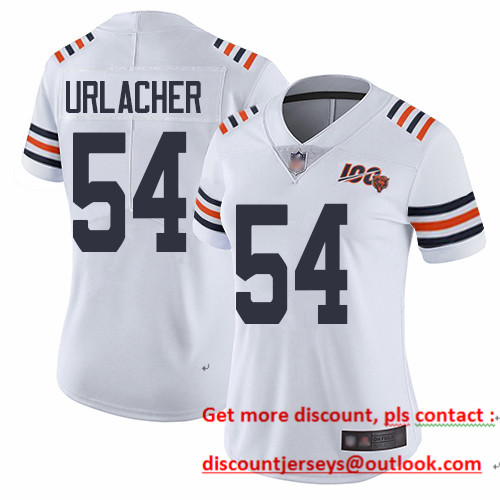 Bears #54 Brian Urlacher White Alternate Women's Stitched Football Vapor Untouchable Limited 100th Season Jersey Bears #54 Brian Urlacher White Alternate Women's Stitched Football Vapor Untouchable Limited 100th Season Jersey
